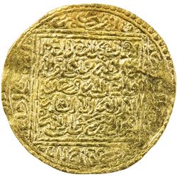 MERINID: Abu Faris Musa, 1384-1386, AV dinar (4.69g), Tilimsan (Tlemcen). EF