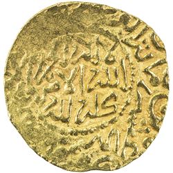 ALAWI SHARIF: Isma'il al-Samin, 1672-1727, AV dinar bunduqi (3.43g), Fez, AH1125. EF