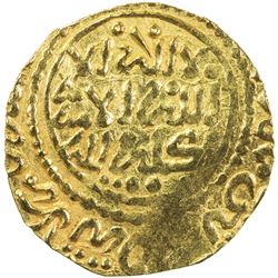 ALAWI SHARIF: Isma'il al-Samin, 1672-1727, AV dinar bunduqi (3.44g), Fez, AH1133. EF