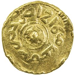 ALAWI SHARIF: Sulayman, 1793-1822, AV bunduqi (3.31g), Fez, AH1216. VF