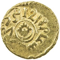 ALAWI SHARIF: Sulayman, 1793-1822, AV bunduqi (3.31g), Fez, AH1218. VF