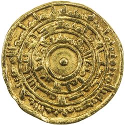 FATIMID: al-Mu'izz, 953-975, AV dinar (3.95g), Misr, AH362. VF