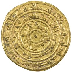 FATIMID: al-Mu'izz, 953-975, AV dinar (4.11g), Misr, AH363. VF