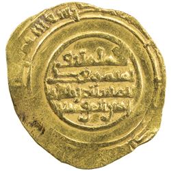 FATIMID: al-Mustansir, 1036-1094, AV 1/4 dinar (1.09g) (Siqilliya), DM. VF-EF