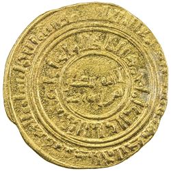 AYYUBID: Abu Bakr I, 1196-1218, AV dinar (4.53g), al-Iskandariya, AH614. VF