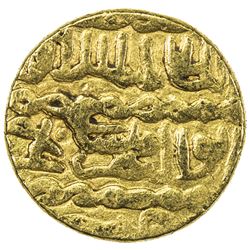 BURJI MAMLUK: Qa'itbay, 1468-1496, AV ashrafi (3.34g), Halab, ND. VF