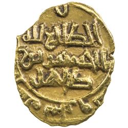SAFFARID: al-Husayn b. Tahir, 980-982+, AV fractional dinar (1.03g), Sijistan, AH(3)68. VF