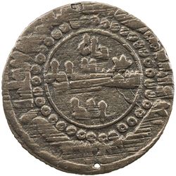 QARAKHANID: Muzaffar Kiya, 995-1005, AE fals (2.76g), Saghaniyan, AH407. VF