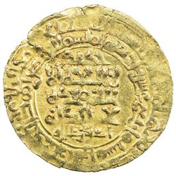 GHAZNAVID: Mahmud, 999-1030, AV dinar (3.72g), Herat, AH414. EF