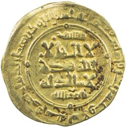 GHAZNAVID: Mas'ud I, 1030-1041, AV dinar (3.46g), Ghazna, AH429. VF