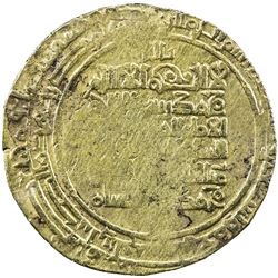 GREAT SELJUQ: Sanjar, 1097-1098, pale AV dinar (3.44g), Balkh, AH494. VF