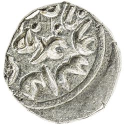 QARLUGHID: Nasir al-Din Muhammad, 1249-1259 AH, BI jital (3.58g), Ghazna, ND. EF-AU