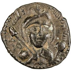 ARTUQIDS OF AMID & KAYFA: Qutb al-Din Sukman II, 1185-1201, AE dirham (10.77g), NM, AH594. VF