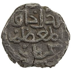 GREAT MONGOLS: temp. Chingiz Khan, 1206-1227, AE jital (2.77g), Kurraman, ND. VF