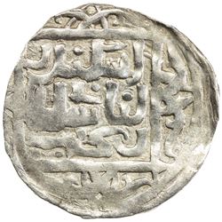 SHAHS OF BADAKHSHAN: Sultan Bakht, ca. 1310-1315, AR dirham (2.42g), Badakhshan, AH711. VF
