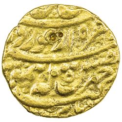 DURRANI: Taimur Shah, 1772-1793, AV mohur (10.83g), Ahmadshahi, ND. VF