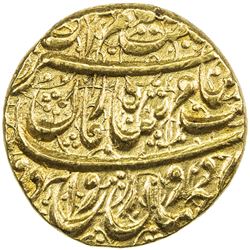 DURRANI: Shah Zaman, 1793-1801, AV mohur (10.87g), Ahmadshahi, AH1209. AU