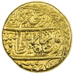 DURRANI: Shah Zaman, 1793-1801, AV mohur (10.86g), Herat, AH1215//1215. EF