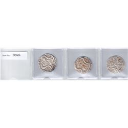 BEIKTHANO:LOT of 3 silver units