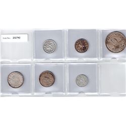 IRAN:LOT of 6 silver coins