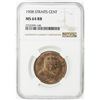Image 3 : STRAITS SETTLEMENTS: Edward VII, 1901-1910, AE cent, 1908. NGC MS63