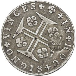 AZORES: AR 600 reis, NM, ND. F-VF