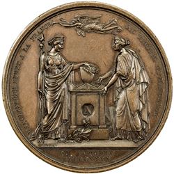 FRANCE: AE medal (39.76g), 1840. AU