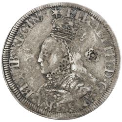ENGLAND: Elizabeth I, 1558-1603, AR sixpence, 1562. F-VF
