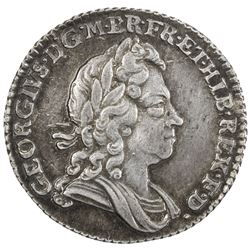GREAT BRITAIN: George I, 1714-1727, AR sixpence, 1723. EF-AU
