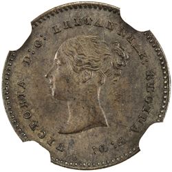 GREAT BRITAIN: Victoria, 1837-1901, AE 1/2 farthing, 1852. NGC MS62
