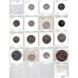 GREAT BRITAIN: Lot of 15 coins