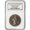 Image 3 : GREAT BRITAIN: George IV, 1820-1830, AE coronation medal, 1821. NGC PF64