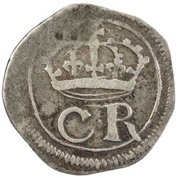 IRELAND: Charles I, 1625-1649, AR sixpence, ND (1643-4). F