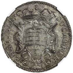 RAGUSA: AR ducato, 1797-SB. NGC EF45