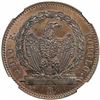 Image 1 : ROMAN REPUBLIC: Second Republic, 1848-1849, AE 3 baiocchi, 1849-R. NGC MS65