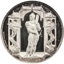 SWITZERLAND: AR medal, 1886. NGC PF66