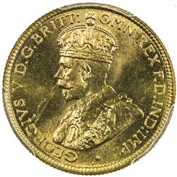 BRITISH WEST AFRICA: George V, 1910-1936, 6 pence, 1936-KN. PCGS SP