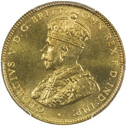 BRITISH WEST AFRICA: George V, 1910-1936, 1 shilling, 1936-KN. PCGS SP