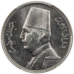 EGYPT: Fuad, 1922-1936, 10 milliemes, 1935-H/AH1354. PCGS SP66