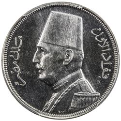 EGYPT: Fuad, 1922-1936, 10 milliemes, 1935-H/AH1354. PCGS SP64