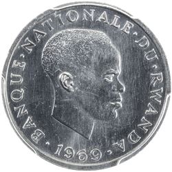 RWANDA: Republic, 1 franc, 1979