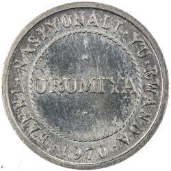 RWANDA: Republic, 1/2 franc, 1970