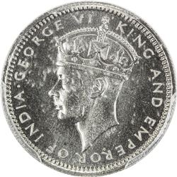 HONG KONG: George VI, 1936-1952, 5 cents, 1939-KN. PCGS SP