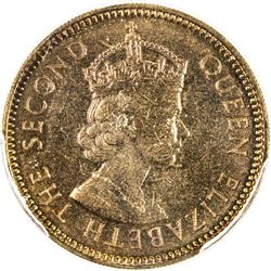 HONG KONG: George VI, 1936-1952, 10 cents, 1939-KN. PCGS SP