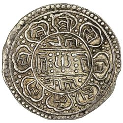 TIBET: AR ranjana tangka (4.38g), year 15-40 (1906). PCGS AU50