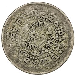 TIBET: Xuan Tong, 1909-1911, AR 2 sho (6.15g), ND (1910). PCGS F12