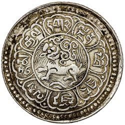 TIBET: AR srang (18.25g), year 15-53 (1919). PCGS EF45