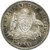 Image 2 : AUSTRALIA: George V, 1910-1936, AR florin, 1931(m). AU