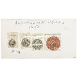 AUSTRALIA: Elizabeth II, 1952, Proof Set, 1955(m). PF