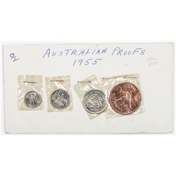 AUSTRALIA: Elizabeth II, 1952, Proof Set, 1955(m). PF